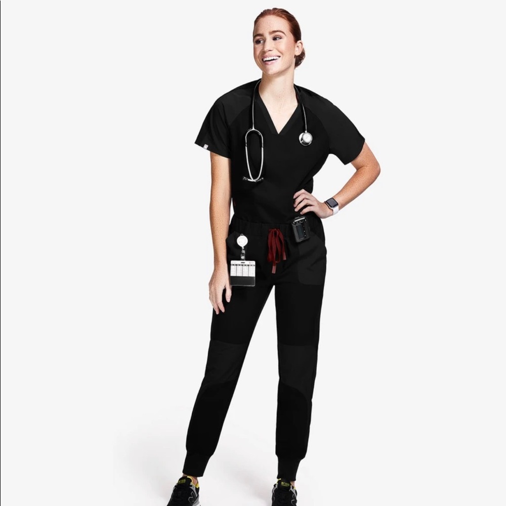 Disney Figs! Mickey Mouse skinny jogger pants